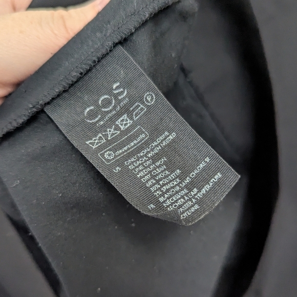 COS Pleated Tie Mid-length Skirt Minimalist Office Capsule - Picture 9 of 10